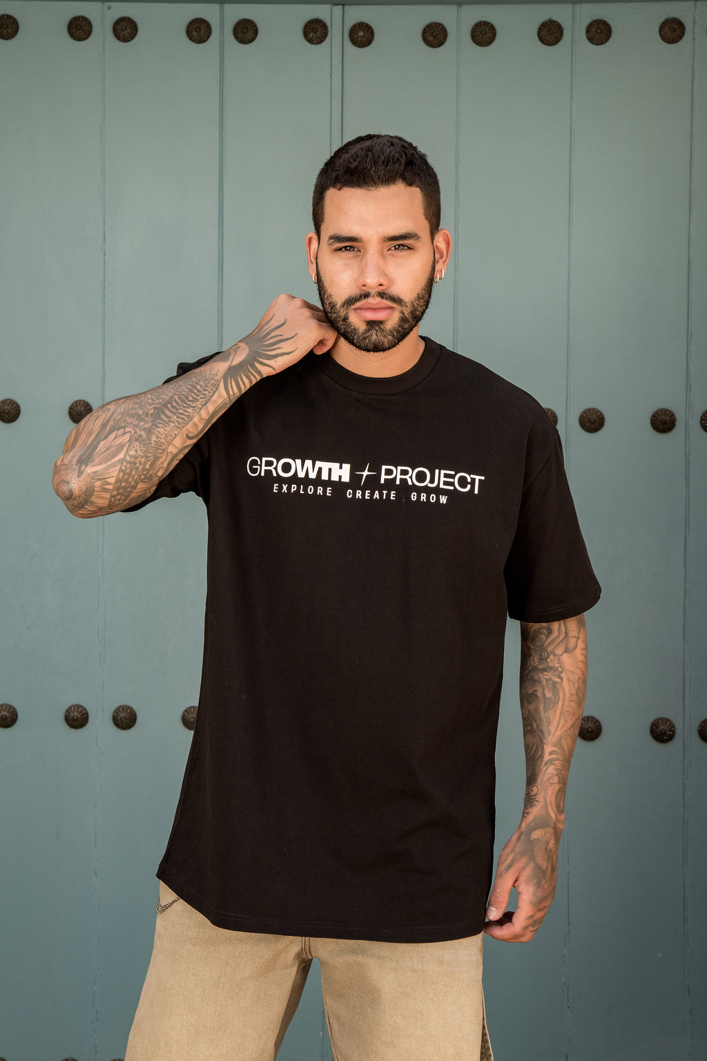 T-shirt Básica GROWTH PROJECT® Negra