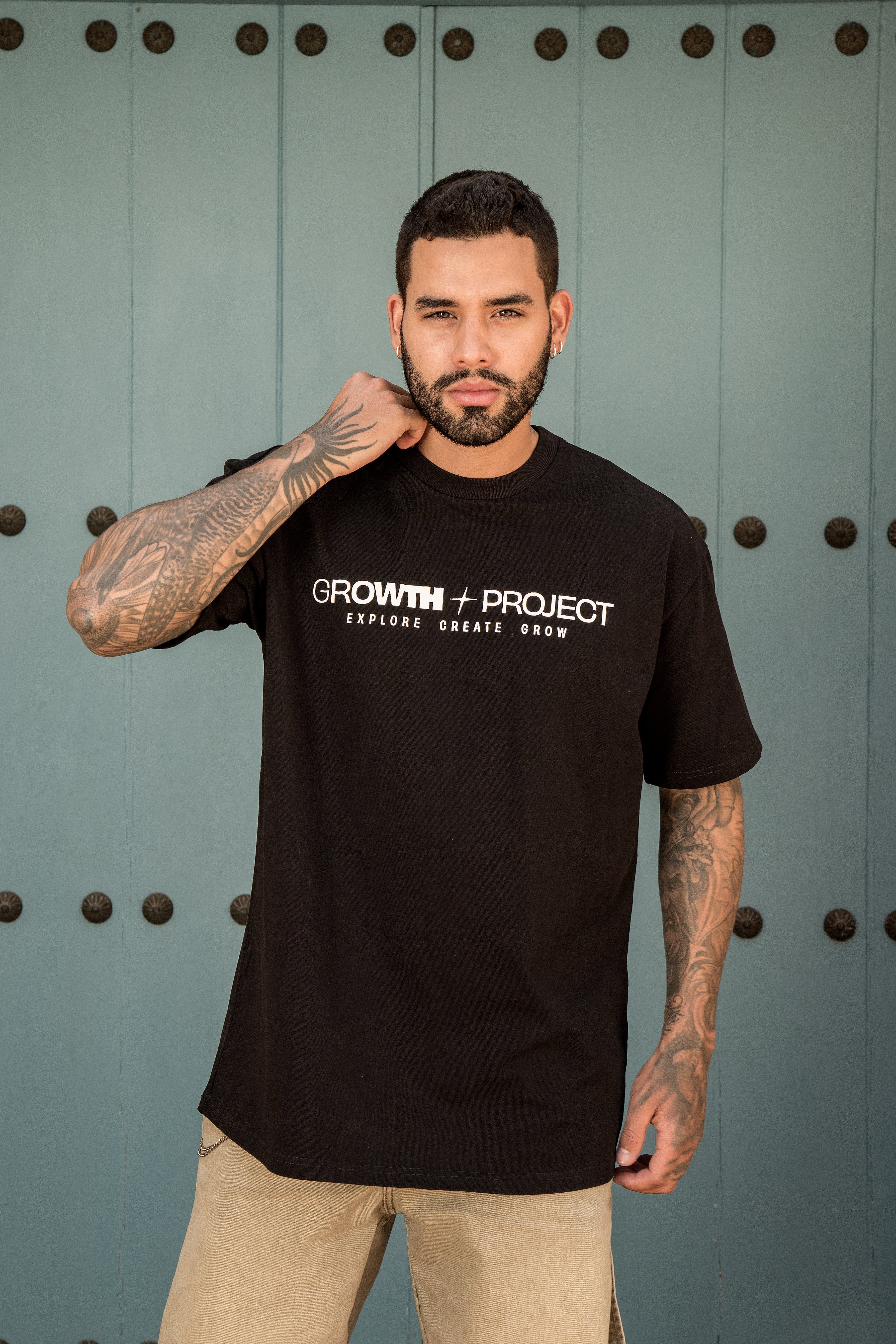 T-shirt Básica GROWTH PROJECT® Negra