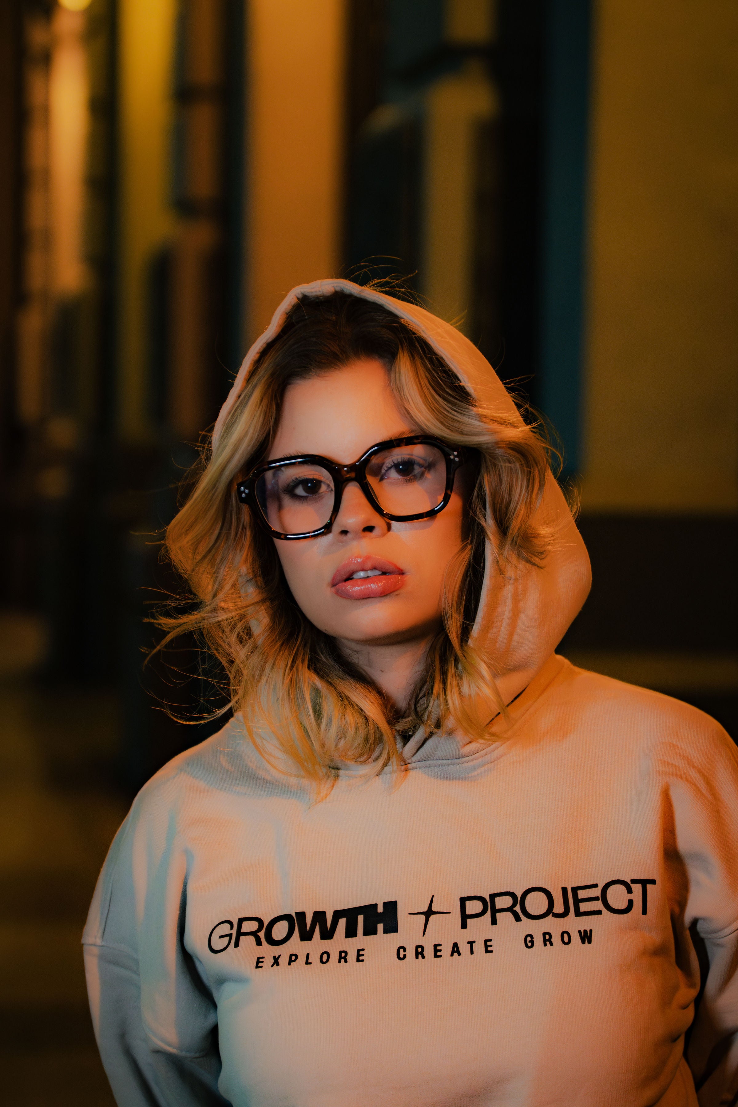 Hoodie Básico GROWTH PROJECT® Beige