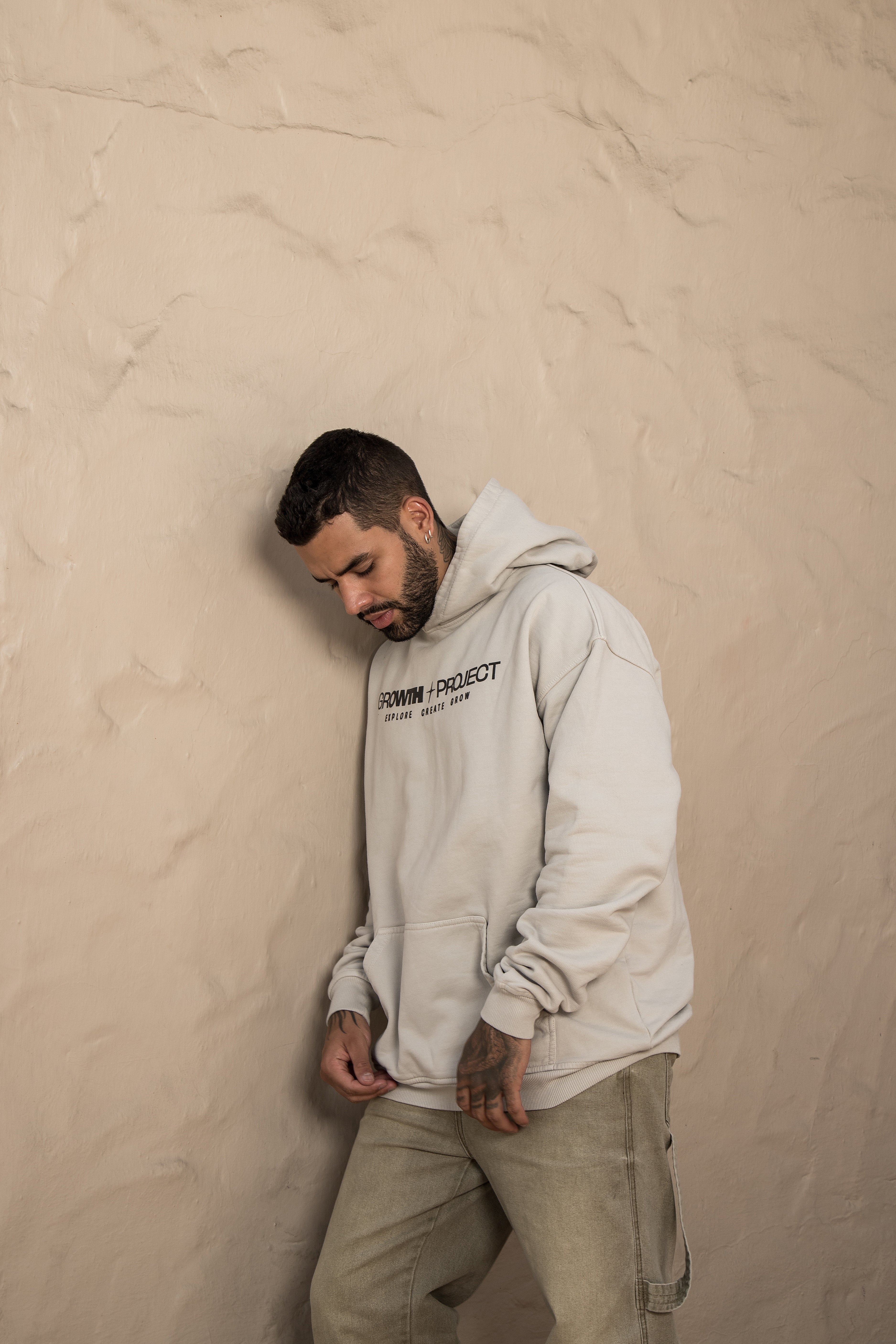 Hoodie Básico GROWTH PROJECT® Beige