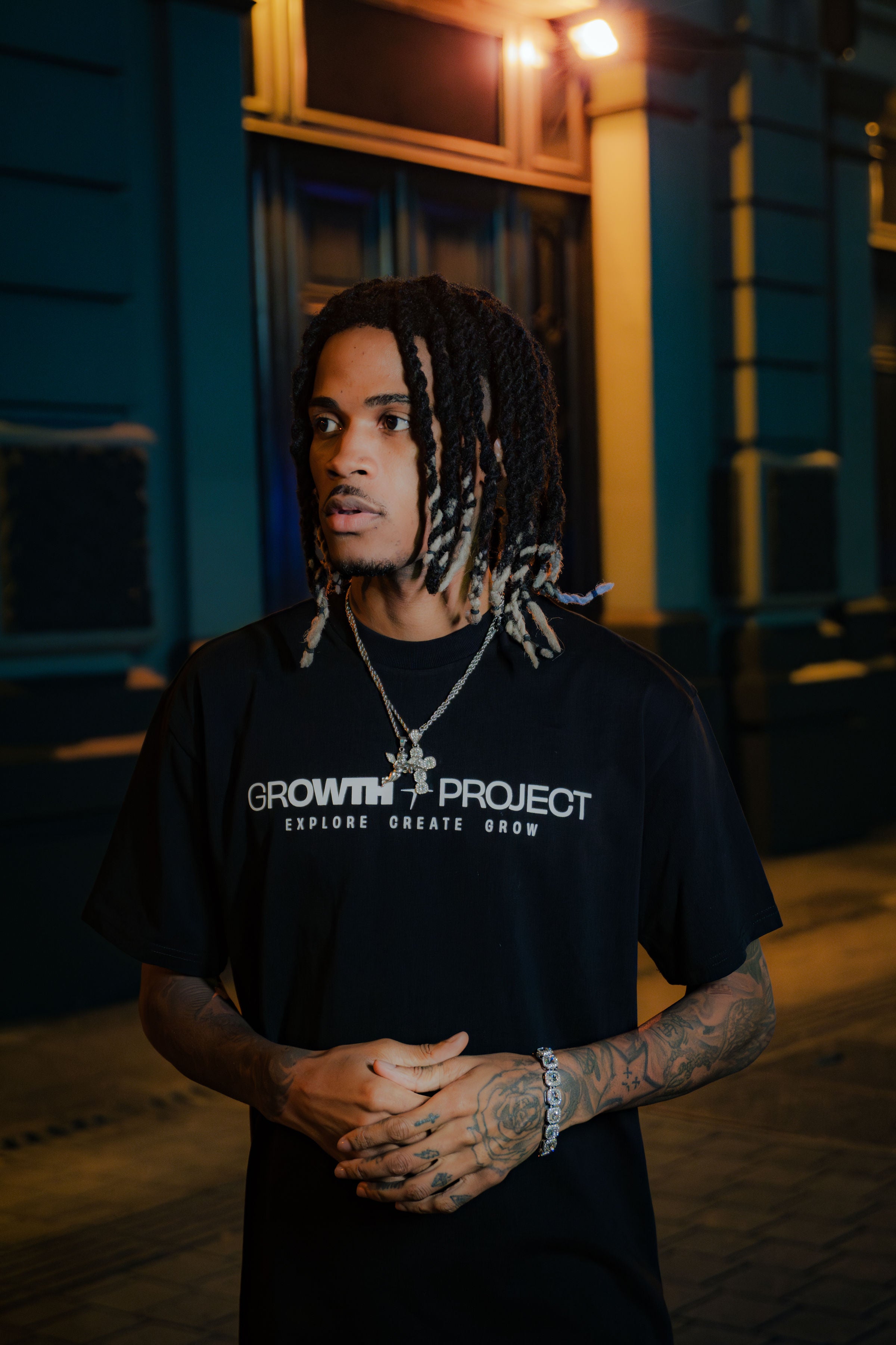 T-shirt Básica GROWTH PROJECT® Negra
